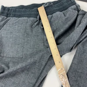 PrAna Pants Womens Small Gray Breathe Drawstring Waist Wide Leg Travel Chino thumbnail 5