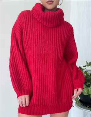 Prómesa Turtle neck sweater dress thumbnail 2