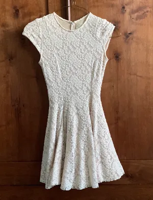 Torn by Cristal Lace Dress in Pink thumbnail 4