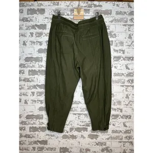Athleta | women olive green joggers cotton blend thumbnail 9