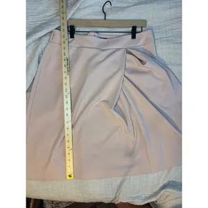 Worthington Pale Pink Faux Wrap A-Line Skirt Size 16 Business Casual Office thumbnail 4