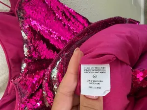 Derek Lam 10 Crosby Sequin Reversible‎ Cocktail Dress Hot Pink Womens Size 4 thumbnail 11