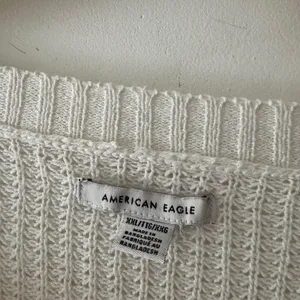 American Eagle‎ Women's Colorblock Waffle Knit Henley Oversized Sweater Top thumbnail 5