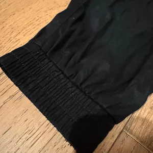 Shiny Black Joggers thumbnail 3