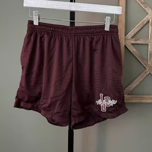 Alphalete Signature Mesh Shorts 4” Maroon Small thumbnail 2