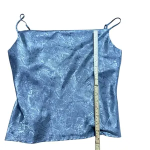 WAYF Satin‎ Shimmery Snake Print Cowl Neck Cami in Silvery Purple Sz S thumbnail 6