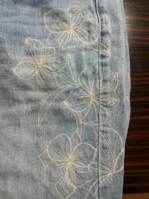 Lucky Brand Floral Embroidered Jeans thumbnail 5
