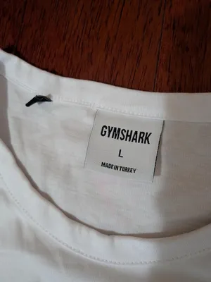 Gymshark Pink Rhinestone Logo Cropped Tee Size L thumbnail 6