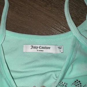 Juicy Couture Mint Rhinestone Logo Crop Camisole thumbnail 2