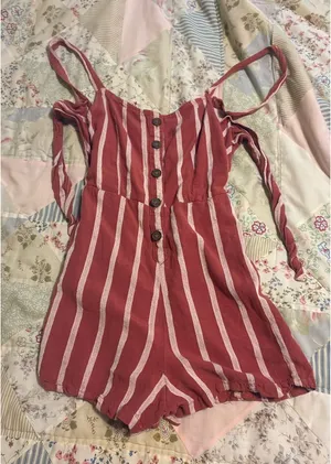 Love Tree Romper Striped thumbnail 1
