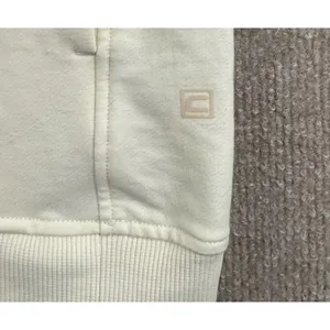 CRZ YOGA Womens Cream Raglan Sleeve Pullover Hoodie Sweatshirt Ivory Large thumbnail 7
