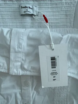 Aritzia Sunday Best White Top Size S- NWT thumbnail 3
