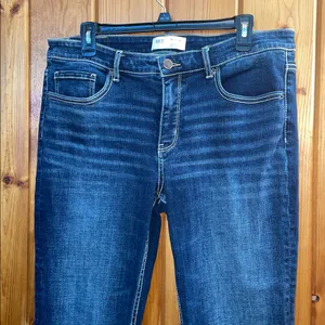 BKE Dark Blue jeans Payton jeans bootcut darker women’s jeans size 32x35 1/2 thumbnail 3