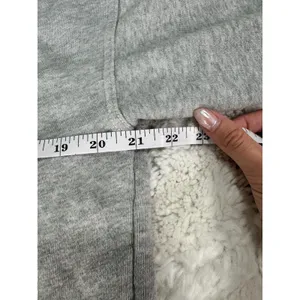 Aerie Gray Polo Sweatshirt XS White Collared Pullover Preppy thumbnail 5