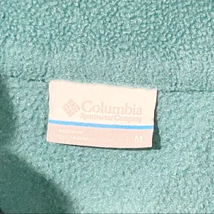 Columbia Womens Medium Green Fleece Full Zip Up‎ Jacket thumbnail 3