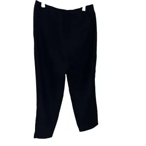 Banana Republic Black Hayden Straight Leg Pant - Size M Pull On thumbnail 4
