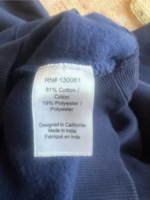 L*SPACE x Anthropologie SUDADERA LEGEND crewneck sweatshirt navy 1999 size M thumbnail 6