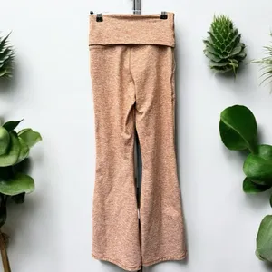 Aerie Offline Fold Over Flare Leggings Small Short thumbnail 2