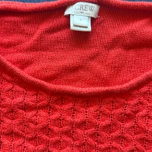 J. Crew Red Knit Top thumbnail 2