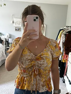 flower blouse thumbnail 1