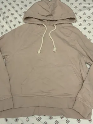 Universal Thread Women’s Hoodie Pullover Small Drawstring Beige Tan Pockets thumbnail 1