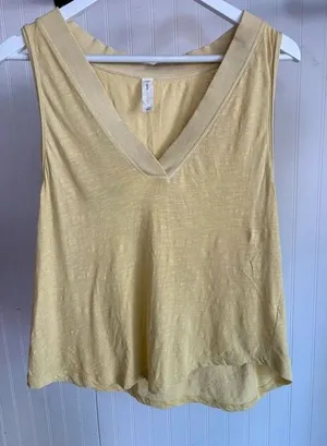 Daily practice small tank top yellow thumbnail 1