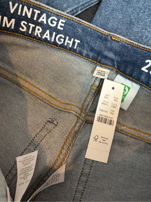 J. Crew women’s vintage slim straight blue jeans denim size 25P petite NWT thumbnail 2
