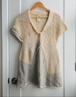 Anthropologie Patchwork Wool Sweater thumbnail 1