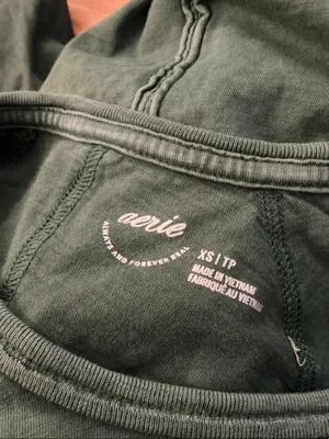 Aerie Relaxed Long-Sleeve Crew Tee Size XS thumbnail 3