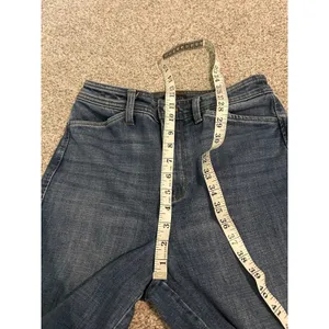 Talbots Jeans Womens 4 Wide Leg Crop Med Dark Wash Baggy Loose‎ Stretch Denim thumbnail 6
