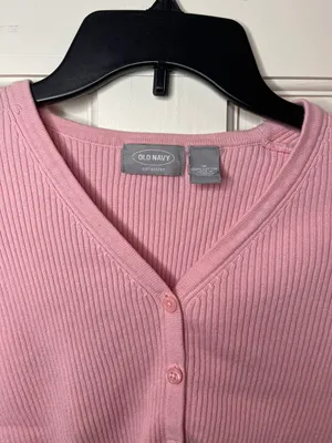 Old Navy Pink Cardigan thumbnail 3