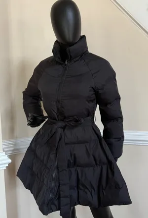 Ballerina Winter Jacket Padded Coat Long Jacket Trench Bomber Jacket thumbnail 1