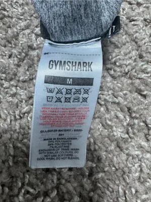 Gymshark Black and Gray Ombre High-Waist Leggings thumbnail 3