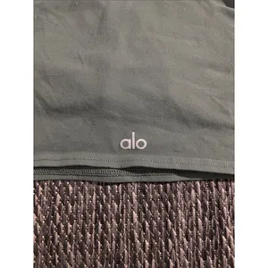 Alo Yoga Real Bra Tank Olive Green Size Small thumbnail 3