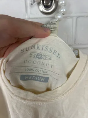 Sunkissed Coconut Pink Swim & Surf Tee Size M thumbnail 8