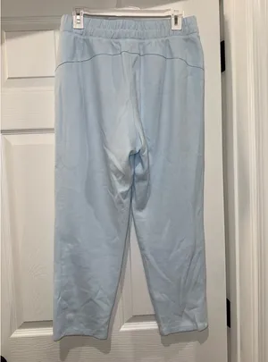 Like Aerie Cozy lounge rib barrel pants size M pastel blue thumbnail 4