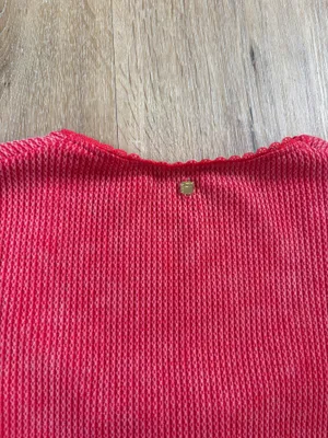Fabletics Red Ribbed Matching Yoga Set thumbnail 7