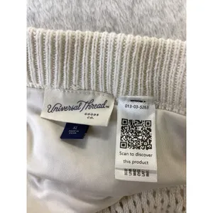 Universal Thread Cream Crochet‎ Midi Skirt XL NWT Knit Side Slit Lined NWT thumbnail 3