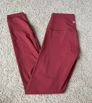 Lululemon Red Merlot  Align Leggings thumbnail 2