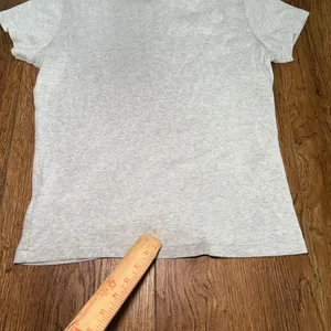 Y2K Ralph‎ Lauren Sport Womens Gray Heather 100% Cotton Crew Neck T-Shirt Size L thumbnail 7