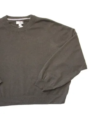 NWT J.Crew Cashmere Blouson-sleeve Sweater in Smokey Wood Oversized XL thumbnail 7