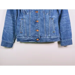 Madewell Womens Denim Trucker Jacket Small Blue Button Front Casual Fall Country thumbnail 8