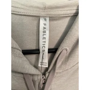 New Fabletics Cloud Jersey Wide Leg Pants Light Sand Heather Size L thumbnail 4