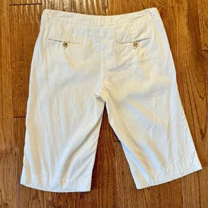 Theory easy linen blend Bermuda shorts size 2 thumbnail 6