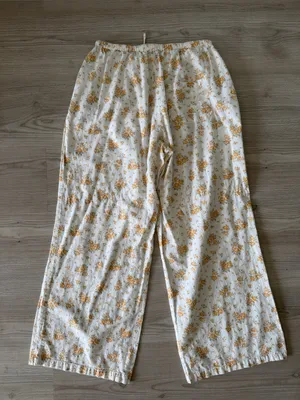 Olivaceous Floral Wide Leg Pants thumbnail 4