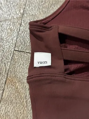 Vuori Yosemite Sports Bra Brown Size XS thumbnail 3
