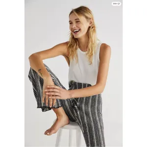 Free People Fine Line striped pull on pants Sz M‎ thumbnail 3