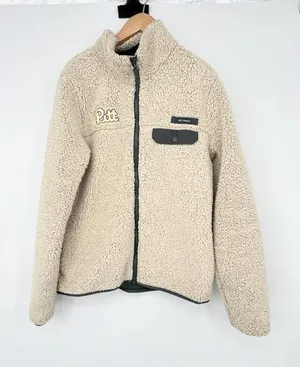 Pitt Panthers Columbia Women's Mountain Side Sherpa Fleece Full-Zip Jacket Large thumbnail 1