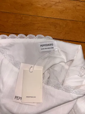 Peppermayo Mini Skirt White thumbnail 2