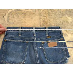 Wrangler High Rise Cut Off Denim Shorts Vintage Urban Outfitters Reworked Sz 6 thumbnail 4